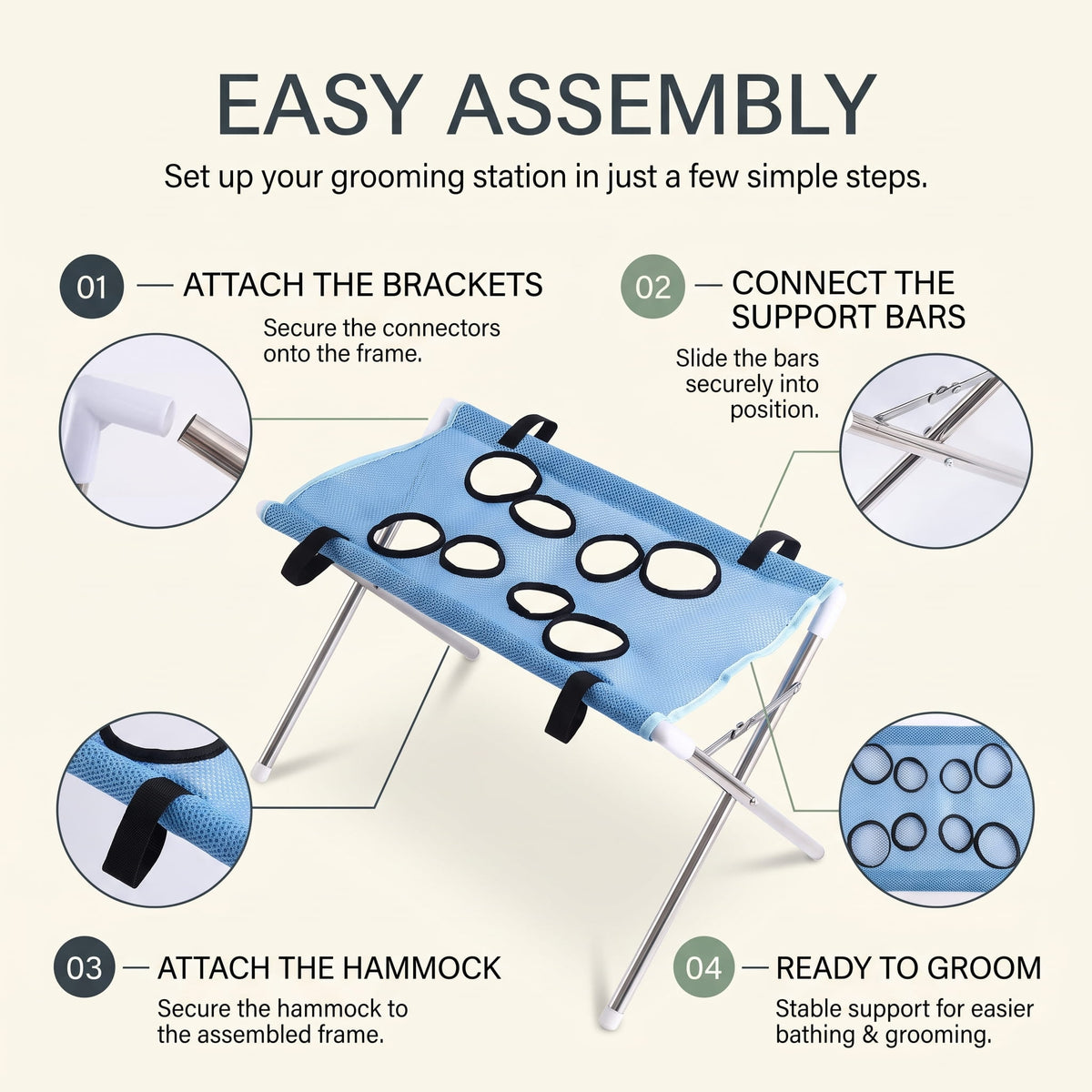 Pet Bathing & Grooming Hammock